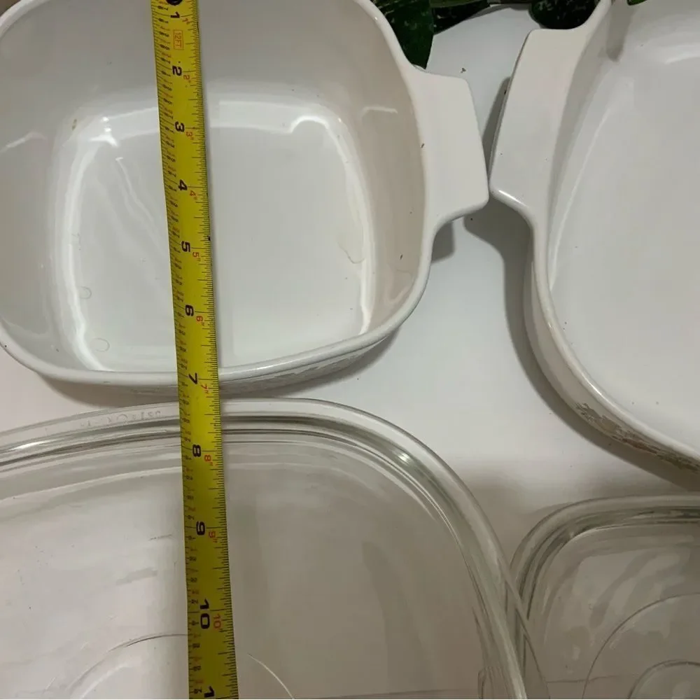 Set 3 RARE Corning Ware Le Romarin‎ Casserole Dish A-10-B l’echalotte le persil